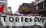 Tens of thousands of people march against Tories in Manchester